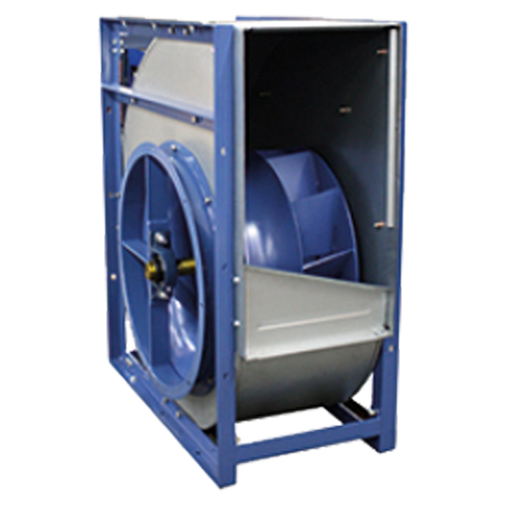 Serie BSTB - Enkeltsugende centrifugalventilator for remtræk med bagudkrummet ventilatorhjul udført i galvaniseret stål
